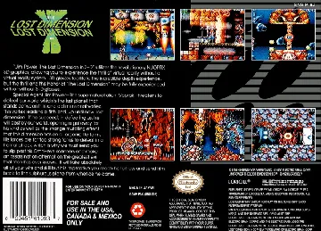 Jim Power - The Lost Dimension in 3D (USA) box cover back